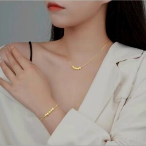 SET KALUNG & GELANG TITANIUM